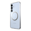 Speck Presidio Perfect-Clear Magnet - Etui Samsung Galaxy S25+ / S24+ MagSafe (Clear / Chrome Finish / Serene Silver)