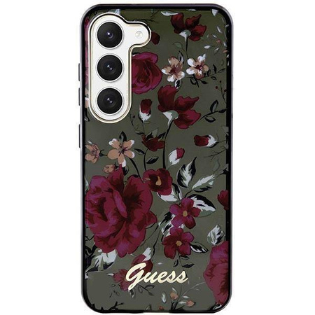 Guess GUHCS23MHCFWSA S23+ S916 grün/kaki Hardcase Flower Collection