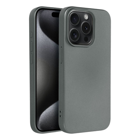 Futerał METALLIC do IPHONE 15 PRO szary