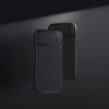 Nillkin Synthetic Fiber S Case iPhone 14 Pro Hülle mit Kameraabdeckung, schwarz