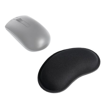 Podkładka ergonomiczna pod nadgarstek 130x78x25mm / czarny