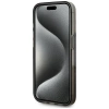 Karl Lagerfeld Liquide Glitter Monogram Gradient iPhone 15 Pro Case - Black