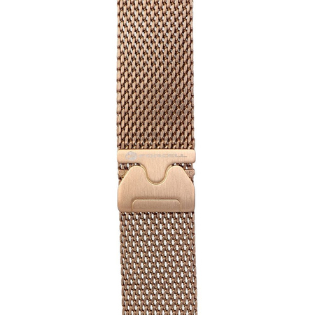 Pasek do Samsung Galaxy Watch Forcell F-Design FS10 stal 22 mm złoty