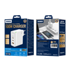 Ładowarka Sieciowa GaN 100W 1x QC3.0 USB + 2x PD USB-C Jellico C118 biała