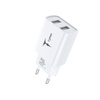ŁAD SIEC T-PHOX POCKET SERIES 2xUSB TCC-224 12W 2.4A WHITE
