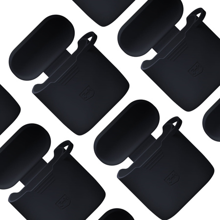 Accessories - Apple AirPods 4 - 3mk Silicone AirPods Case Black