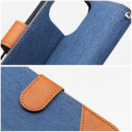 Kabura JEANS Book do IPHONE 16 Pro Max niebieski
