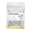 Kabel Ethernet Baseus High Speed Cat 5 RJ-45 1000Mb/s 0.5m okrągły - czarny