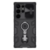 Nillkin CamShield Armor Pro Case etui Samsung Galaxy S23 Ultra pancerny pokrowiec z osłoną na aparat ring podstawka czarne