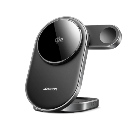 Joyroom JR-W17 Qi 3-in-1 Wireless Inductive Charger - Black