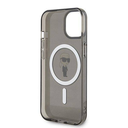 Karl Lagerfeld IML Ikonik MagSafe case for iPhone 15 - black