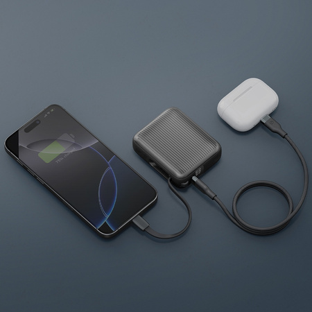 PowerBank Energea Integra Mini 35        10000mAh kabel USB-C PD35W szary