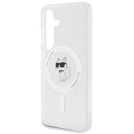 Etui Karl Lagerfeld IML Choupette MagSafe na Samsung Galaxy S24 - przezroczyste