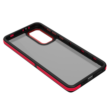 Nakładka Crystal Black do Samsung Galaxy M55 5G czerwona
