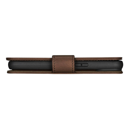 iCarer Oil Wax Wallet Case 2in1 iPhone 14 Pro Max Flip Leather Cover Anti-RFID Brown (WMI14220724-BN)