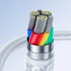 Joyroom kabel USB - micro USB 2.4A Surpass Series do szybkiego ładowania i transferu danych 2 m biały (S-UM018A11)