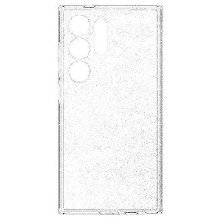 Spigen Liquid Crystal Hülle für Samsung Galaxy S24 Ultra – transparent und glitzernd