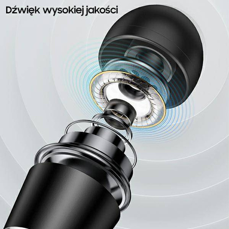 USAMS Słuchawki EP-42 3,5 mm for set 1szt. czarny/black SJ475HS01-1