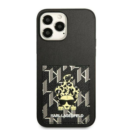 Etui IPHONE 13 PRO MAX Karl Lagerfeld Hardcase Karlimals Cardslot (KLHCP13XCANCNK) czarne