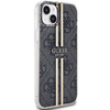 Oryginalne Etui GUESS Hardcase GUHCP15MH4PSEGK do iPhone 15 Plus (4G Gold  Stripe / czarny)