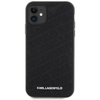 Oryginalne Etui KARL LAGERFELD Hardcase KLHCN61PQKPMK do iPhone 11 (Quilted K Pattern / czarny)