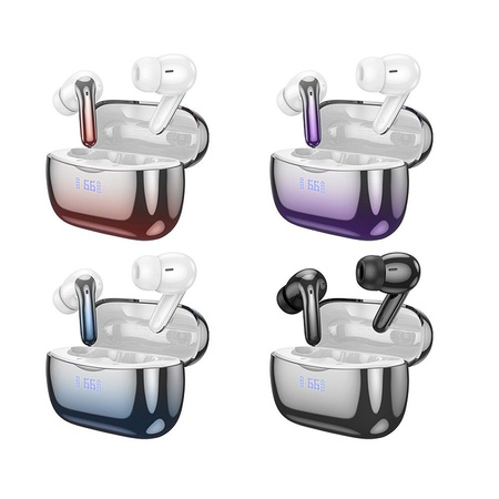 HOCO słuchawki bezprzewodowe bluetooth TWS ANC+ENC EQ16 czerowne