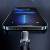 Baseus Crystal Shine Series Fast Charging Data Cable USB to iP 2.4A 2m Blue