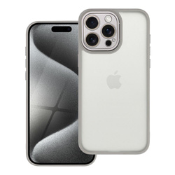 Futerał VARIETE do IPHONE 15 Pro Max stalowy