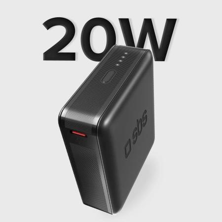 Powerbank SBS TEBB10000HDPD20K 10000 mAh z Power Delivery - czarny