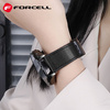 Pasek do Samsung Galaxy Watch Forcell F-Design FS20 magnetyczny skóra ekologiczna 20 mm brązowy
