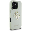 Case IPHONE 16 PRO MAX Guess Grained Big 4G Logo Small Classic Logo green