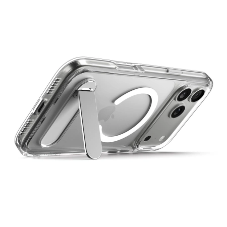 Spigen Ultra Hybrid "S" MagSafe Case für iPhone 17 Pro - Klar und Weiß