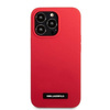 Original Handyhülle IPHONE 13 PRO Karl Lagerfeld Hardcase Silicone Plaque rot