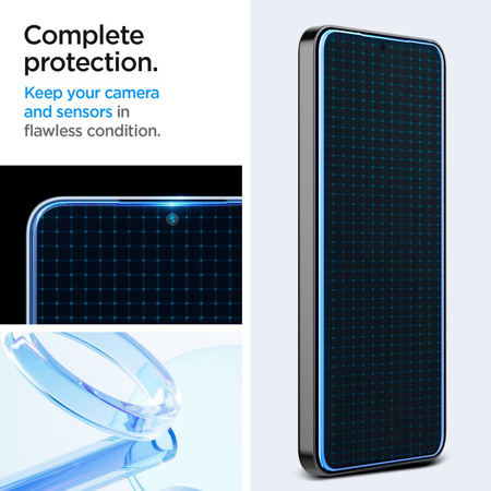 Spigen Glas.tR EZ Fit gehärtetes Glas für Samsung Galaxy S24 - 2 Stk.