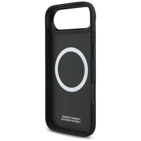 Etui BMW M Tricolor Metal Logo MagSafe do iPhone 17 Air - czarne