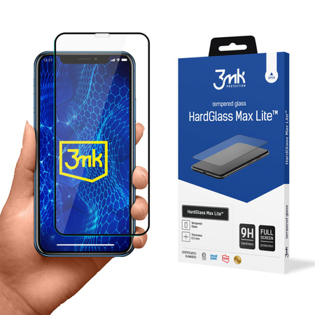 3MK HG Max Lite iPhone Xr czarny black