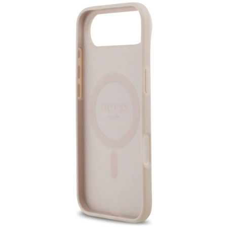 Guess 4G Circle Classic Logo MagSafe Hülle für iPhone Air - Pink