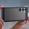 Etui silikonowe Carbon Case na iPhone 16e - czarne