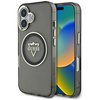 Oryginalne Etui IPHONE 16 Guess IML Metal Mountain Logo MagSafe czarne