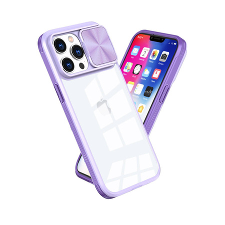 Case IPHONE 14 PRO MX CamSlider purple