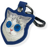 Etui na lokalizator / brelok Nimmy       Glasses Cool Cat niebieski