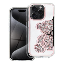 Futerał TEDDY BEAR do IPHONE 16 różowy