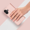 Etui Dux Ducis Skin Pro na iPhone 16 z klapką i miejscem na kartę - różowe