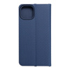 Kabura LUNA Book Carbon do IPHONE 14 niebieski