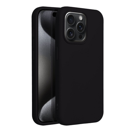 Futerał SILICONE do IPHONE 15 PRO czarny
