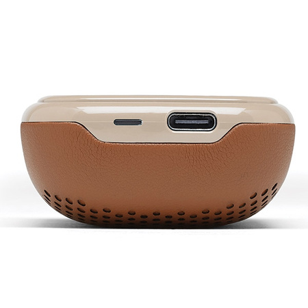 Lexon Speakerbuds Słuchawkibezprzewodowe z głośnikiem bluetooth brązowy/camel LA127C