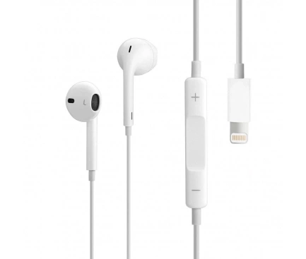 Original headphones Apple MWTY3ZM/A (MMTN2ZM/A EOL) Lightning White (blister EU)