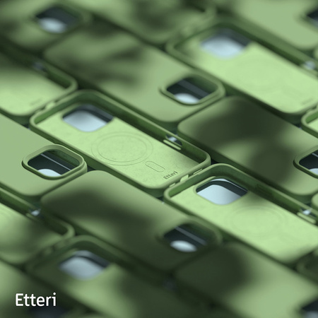 Nakładka Etteri Silicone Mag do iPhone 16 Pro Max 6,9" jasnozielona