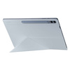 Klapphülle mit Ständer für Samsung Galaxy Tab S9 Ultra Smart Book Cover – weiß
