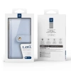 Dux Ducis Lawa iPhone 16e Leather Case with Detachable Magnetic Wallet - Blue